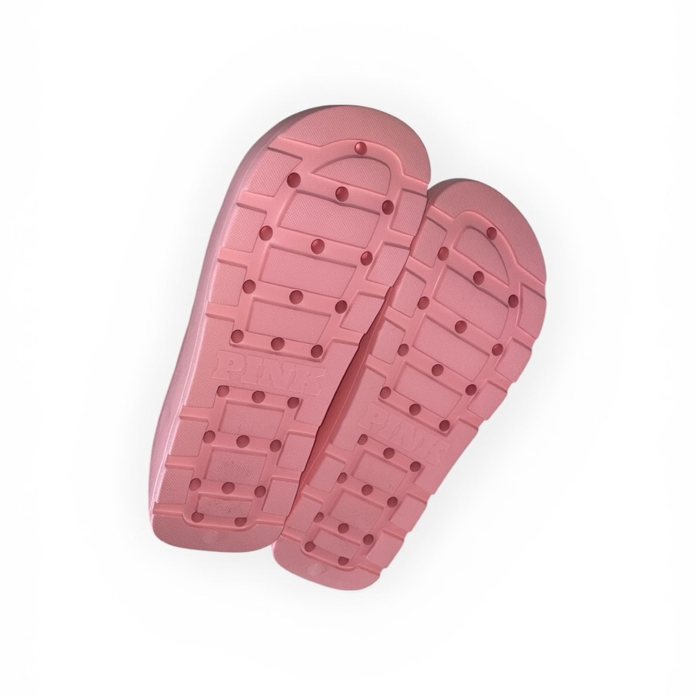 PINK Victoria's Secret Two-Tone Pink Slide Sandals - Picture 2 of 2
